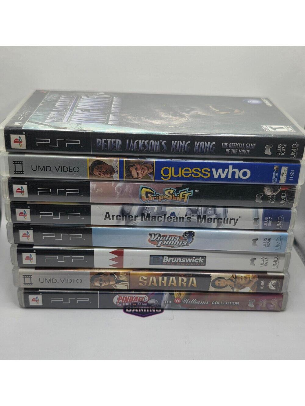 CIB - PSP UMD Lot - Excellent Condition - 6 Games & 2 Movies